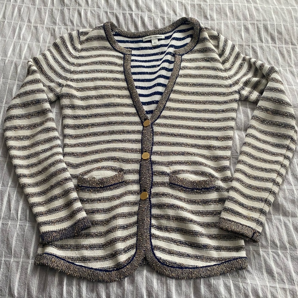 Banana Republic Striped Cardigan